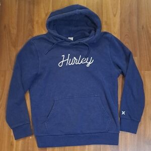 Hurley Dark Blue Logo Pullover Hoodie